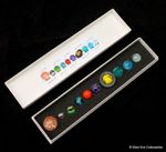 Collectors Boxed Miniature Solar System Orrery Globe Planet Marbles Set- 14-22mm