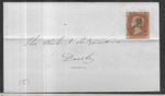 GB Queen Victoria 1841 1d Red Imperforate on 1851 Cover (151)
