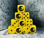 Crooked Moon , Custom Inspired Dice, Ideal for Tabletop Games