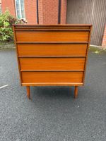 Austinsuite Mid Century Teak Tallboy Chest of Drawers