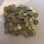 100 X 5p size Gaming Leisure Arcade Tokens Coins  Mixed (  Lot 2 )