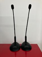 A pair of Shure Microflex 12" Gooseneck Condenser Microphone MX412