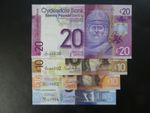 4No. 2014-17 CLYDESDALE ZZ REPLACEMENT (SCOTLAND) £5, £10 & £20 BANKNOTES UNC