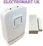 PORTABLE WIRELESS CORDLESS SHOP HOME DOOR ENTRY CONTACTS ALERT 32 CHIMES