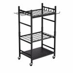 Garden Tool Organizer with Wheels Sturdy for Garage, Gardeners