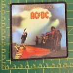 AC/DC Let There Be Rock Album Cover Woven Sew Or Iron On Patch Official