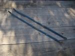 1 Pair Of Slat Support Bar Brackets For Cast Garden Table Leg End Patio Garden