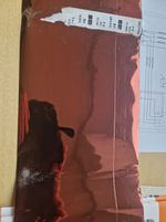 Bronze Foil (AH-898) Used for hot foil stamping or craft 150mm x 122Mtrs