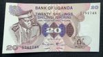 Uganda Twenty Shillings Banknote - Africa