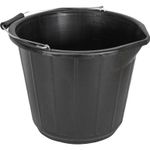Faithfull General Purpose Bucket 14l Black