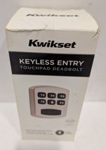 Kwikset Satin/Brushed Nickel 905 Keyless Entry Electronic Touchpad Deadbolt