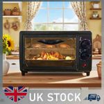 13L Mini Oven Countertop Electric Toaster Oven With Adjustable Temp Timer UK