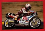 Niccolini Postcard - Loris Capirossi - 125cc World Champion 1990/1 - Honda RS125