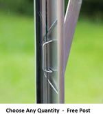 GREENHOUSE Glass W  Spring Clips - For Repairs & Maintenance - FREE UK POST