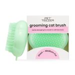 Tangle Teezer Pet Cat Brush - For Kittens & Cats with Short to Green