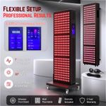 Full Body Red Light Therapy Panel 7 Wavelengths Wall-mounted/Standing w/Wheels