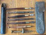 7 VINTAGE GLASS CUTTERS
