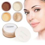 3PC PHOERA No Filter Setting Powder Loose Face Foundation Makeup Puff UK