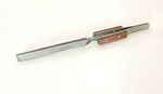 Wide Grip Soldering Tweezer with Wooden Pads serrated Jewelers craft tool