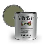 RAL6013 REED GREEN GLOSS uPVC Window & Door 1K Paint Brush or Spray On