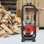 Gas Powered 64CC Petrol Log Splitter Axe With Stand Cuts all Wood Timber Types