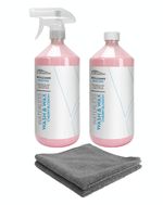 Williams Waterless Wash n Wax Car Cleaning kit 2 x 1L + 2 Microfibre, Cherry