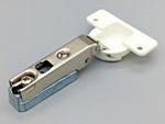10 x Concealed Hinges Ø 35mm UnSprung 110° white kitchen overlay hinge (756)