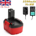 14.4V Ni-MH Battery/Charger For Bosch BAT025 BAT038 BAT040 BAT140 BAT159 BH1464 
