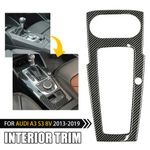 For Audi A3 S3 RS3 8V 2013-2019 RHD Carbon Fiber Center Console Trim w/o START