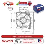 Denso Radiator Cooling Fan For Citroen C3 2002-2018 1.4d 1.6d DER07011