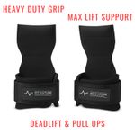 Gym Weight Lifting Grips Wrist Support Deadlift Pull Up Grip Pads Heavy Duty