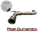 PIPE DYNAMICS SEAT LEON MK2 1.2 TSI 10-12 105HP BACK BOX MUFFLER DELETE EXHAUST