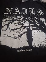 Nails "Unsilent Death"  T Shirt XL hardcore