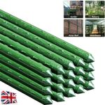 Hydroponics Garden Plant Stakes Support Sticks Canes Pole Grow Tools 20-100 Pack