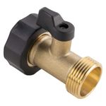 Solid Brass Ball Valve 3/4" BSP Male x Female Water Shut-Off Tap