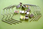 Greenhouse Glazing Glass Clips W + Z  Mixed Pack Spring Wire Glass Fixing Clip