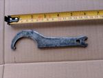 VINTAGE C-HOOK SPANNER WRENCH FOR MOTORCYCLE TOOLKITS