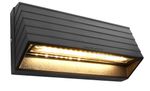 Modern LED Wall Light Down or Up Surface Mount Matt Black in Warm White ZLC039WW