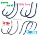 Carp Hooks Fishing Tackle Chod Wide Gape Krank Curve Shank Choddy for Hair Rigs