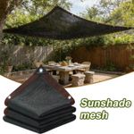 Sunblock Shade Cloth with Grommets, Sun Screen Canopy Cover Mesh Sunshade UV Net