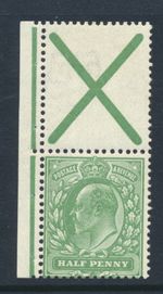GB 1911 ½d wmk inverted SG267aw Mint u/m Cat £300