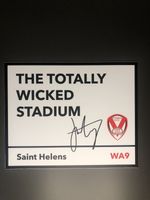 Jack Welsby Signed St Helens Street Sign COA