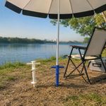 Beach Umbrella Sand Anchor Stand Adjustable Auger Base Holder for Parasol