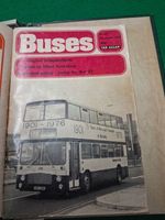 Buses Magazine Jan to Dec 1976 Full Set In Binder Collectors Item Vintage