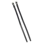 LeMieux Rubber Horse Riding Spur Straps - Black - Pair