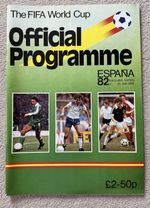 FIFA World Cup Espana 82 Official Programme UK & Eire Edition 1982 Vintage