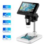 Elikliv DM4 LCD Digital Microscope 1000X Coin Magnifier For Computer PCB Repair