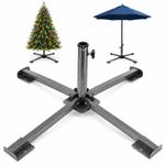 Portable Metal Umbrella Stand Base – Foldable Anchor for Umbrellas