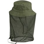 Mil-Tec Boonie Hat with Mosquito Net Hiking Protective Outdoor Fishing Olive