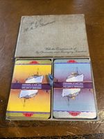 Complete Vintage Playing Cards P & O Rms Strathmore Shipping Line 